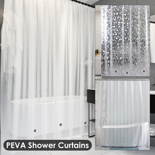 Bathroom shower curtain vinyl - curtain,