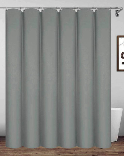 240x200cm gray shower curtain - 240x200cm,