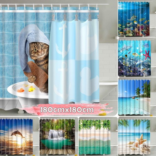 Shower curtains waterproof - curtains,