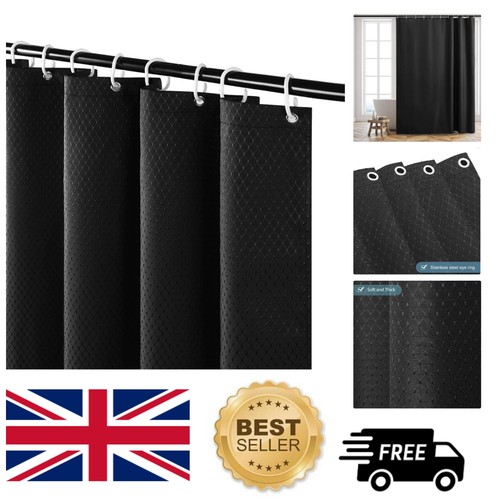 Black waterproof shower - black,
